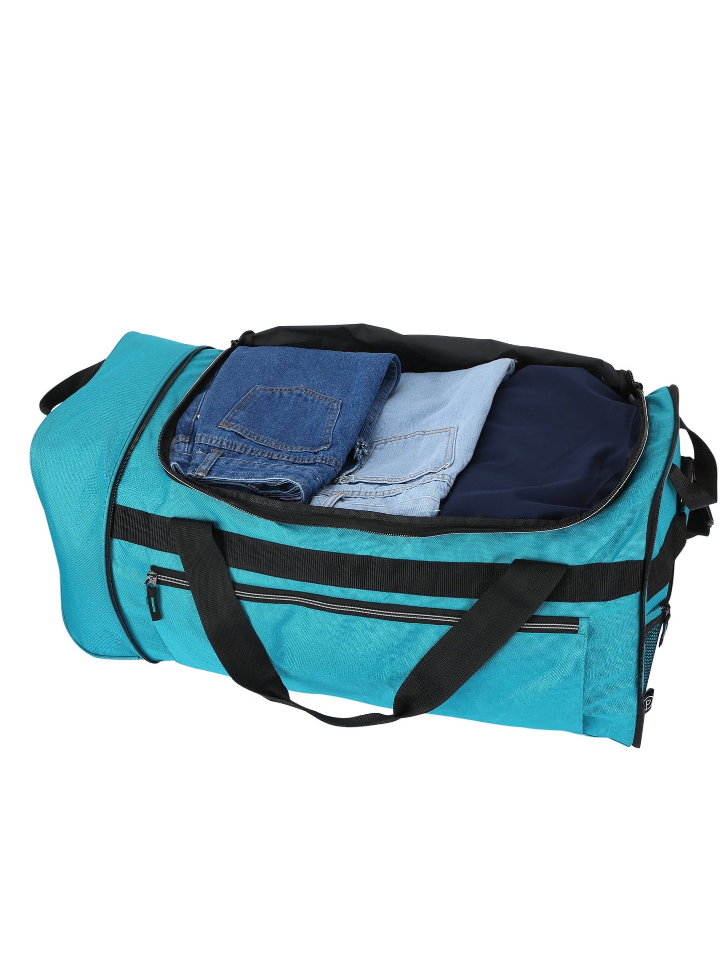 Protégé 28" Rolling Collapsible Travel Duffel Bag, Teal