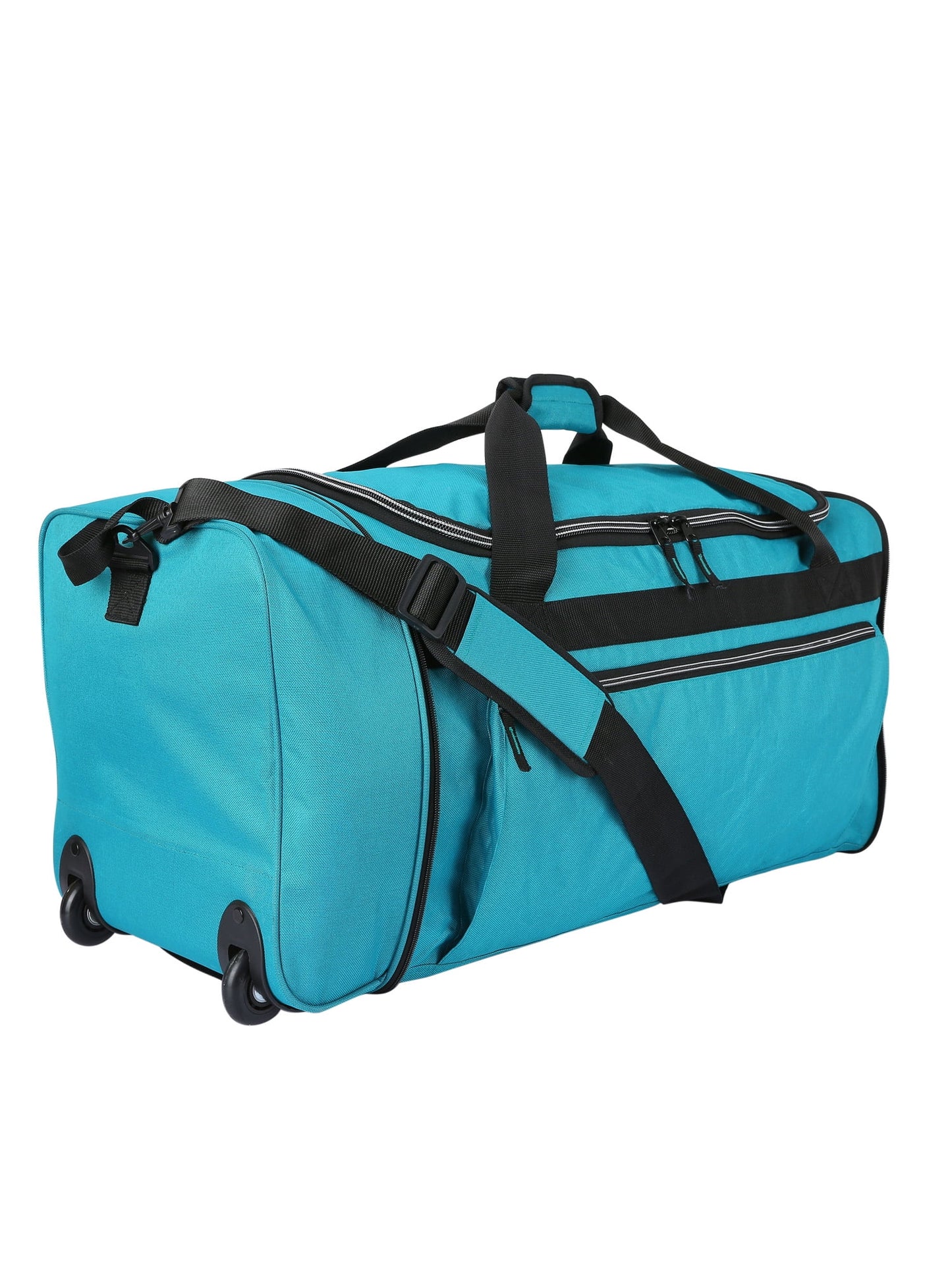 Protégé 28" Rolling Collapsible Travel Duffel Bag, Teal